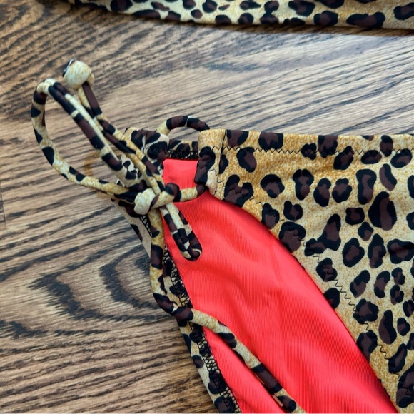 Victoria’s Secret NWOT cheetah leopard print Liya push-up halter bikini swimsuit - Picture 10 of 10
